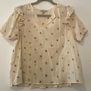 Madewell Crosshatch Blouse